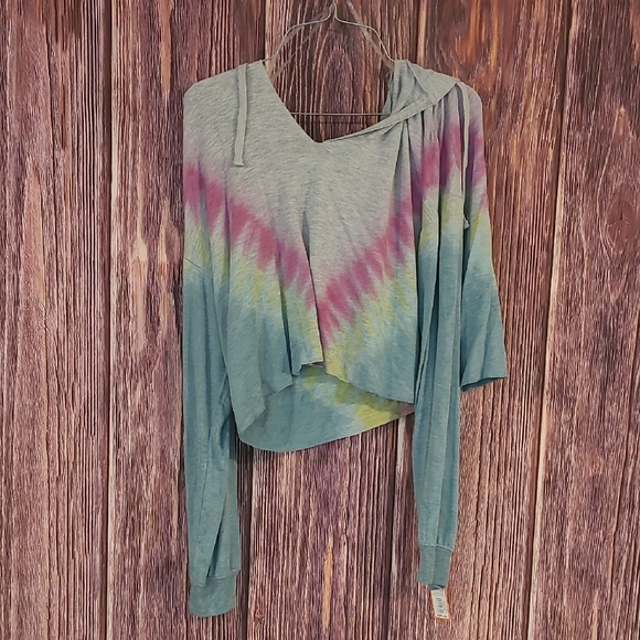 Colsie Gray Knit Top - Picture 1 of 3